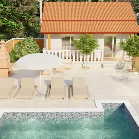 House Celestial Near Imotski With Private Pool, Jacuzzi, Barbeque,private Parking